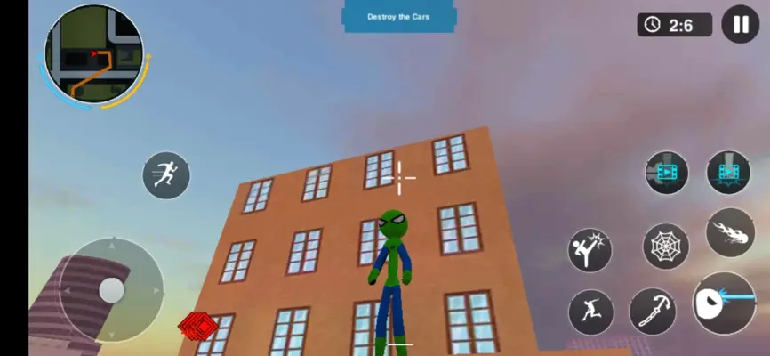 Grand Stickman Rope Hero Crime City android App screenshot 12